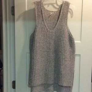 New Silence + noise oversized  hi-lo sweater vest